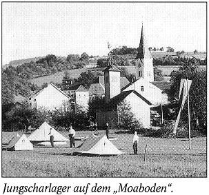 Jungscharlager auf dem "Moaboden"
