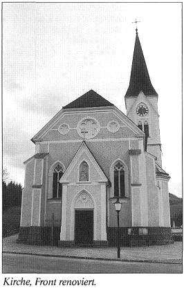 Kirche, Front renoviert