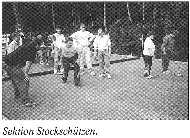 Sektion Stockschützen