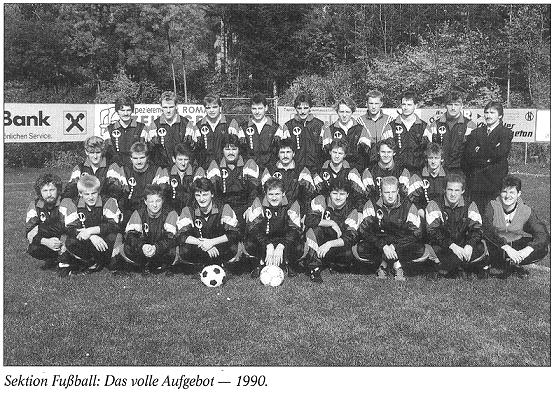 Sektion Fußball: Das volle Aufgebot - 1990